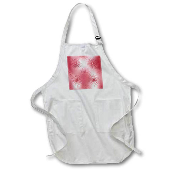 Apron - Red Image Of Glitter Fireworks Pattern Patterns