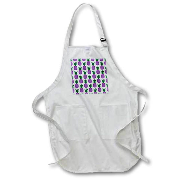 Apron - Cute Purple Pineapple Pattern Patterns