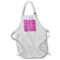 Apron - Pink Image Of Wood Patterns