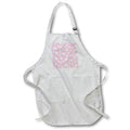 Apron - Cute Light Pink and White Image Of Diamonds Pattern Patterns