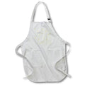 Apron - Pale Peach and White Tulip Pattern Patterns