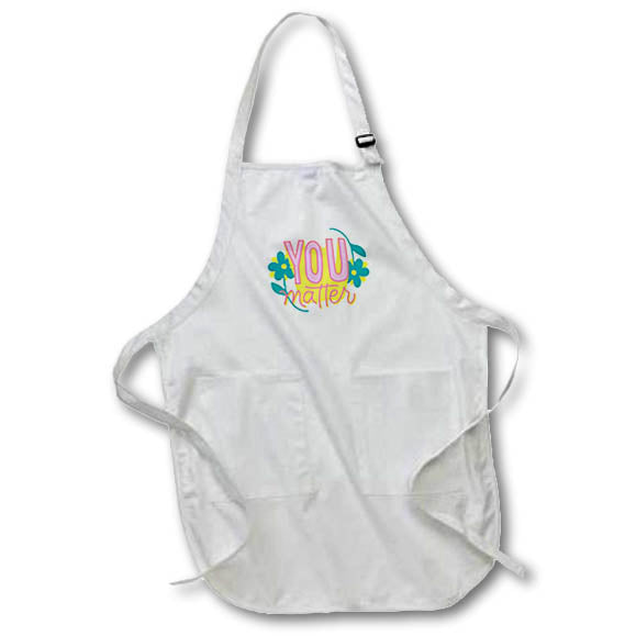Apron - Cute Self Love Quotes 3dRose- Inspirational quotes