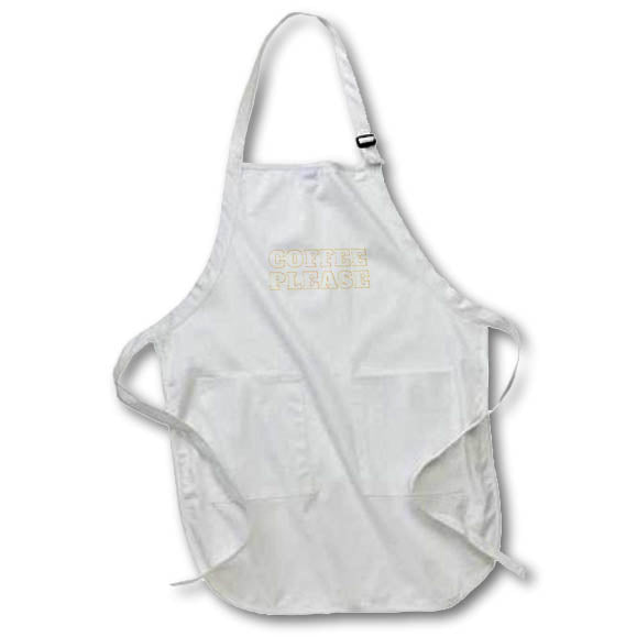 Apron - Cute Coffee Quotes 3dRose- Coffee quotes