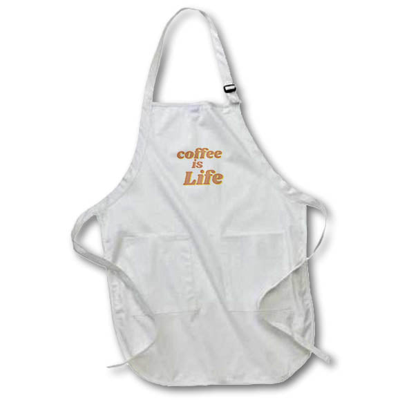Apron - Simple Coffee Quotes 3dRose- Coffee quotes