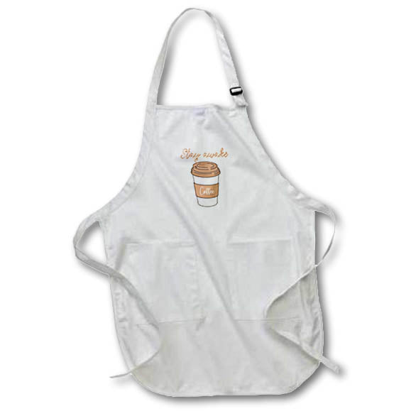 Apron - Creative Coffee Quotes 3dRose- Coffee quotes