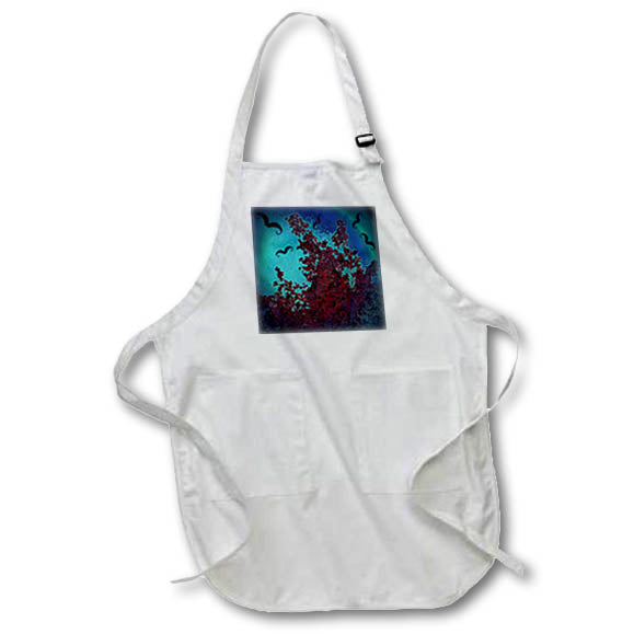 Apron - MUSTACHE BAT BUSH DIGITAL PHOTO 2022 DYLAN SEIBOLD - PHOTO ABSTRACTION