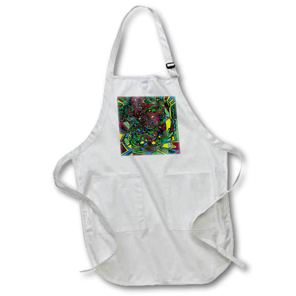 Apron - PINK DRAGON SEED DYLAN SEIBOLD - LINE ART