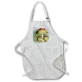 Apron - Vintage Mushrooms Digital Art