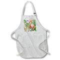 Apron - Tropical Pink Flamingo Digital Art