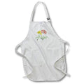 Apron - Image of a 2 Beautiful Flowers 3dRose-Spring Flower