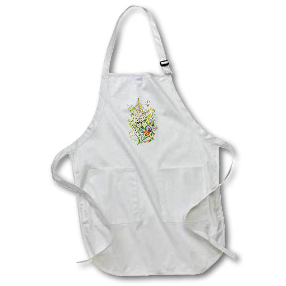 Apron - Image of a Colorful Flower 3dRose-Spring Flower