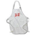 Apron - Image of a Red Flower 3dRose-Spring Flower