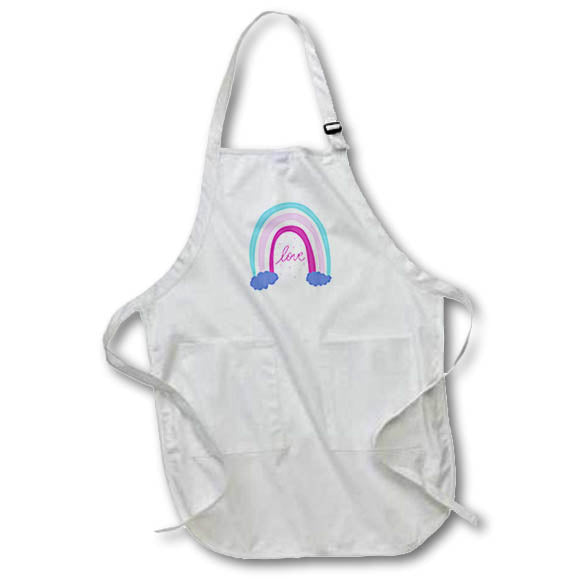 Apron - Colorful Inspirational Quotes With Text of Love 3dRose-Self Inspirational Quote