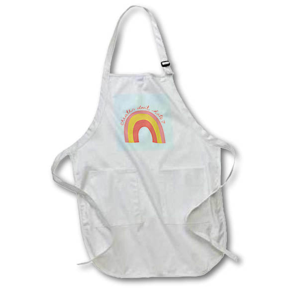 Apron - Colorful Inspirational Quotes With Text of Create,Dont Stop 3dRose-Self Inspirational Quote