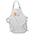 Apron - Colorful Inspirational Quotes With Text of Be Brave 3dRose-Self Inspirational Quote