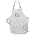 Apron - Colorful Inspirational Quotes With Text of Stay Strong and Power On 3dRose-Self Inspirational Quote