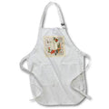 Apron - Image of Tassel, Flora 2022, Frame Flowers, Books, Diploma, Coral Graduation Design