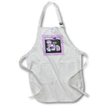Apron - Image of Class of 2022, Collage, Cap, Diploma, Grad Word, Star, Purple Graduation Design