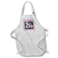 Apron - Image of Class of 2022, Collage of Cap, Diploma, Grad Word, Star, Red Graduation Design