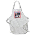 Apron - Image of Follow Dreams, Collage of Cap, Diploma, Grad Word, Star, Red Graduation Design