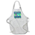 Apron - Image of Class of 2022,Tassel,Book,Diploma,Stripes, Pink, Blue Graduation Design