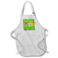 Apron - Image of Image of Congratulation,Tassel, Book, Diploma, Stripe, Orange Graduation Design