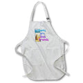 Apron - Image of Words Moms Are Best Friends with Beach Images – Mothers Day