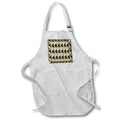 Apron - Modern Image Of Gold Half Circle Pattern Geometric Patterns
