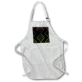 Apron - Colorful Yellow Orange Pink Green Dotted Diamond Geometric Pattern Geometric Patterns