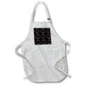 Apron - Colorful Broken Diamond and Flower Pattern Geometric Patterns