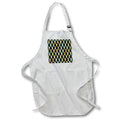 Apron - Elegant Yellow Blue Arrow Geometric Pattern Geometric Patterns
