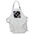 Apron - Modern Rainbow Geometric Circle Geometric Patterns