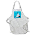 Apron - Image of Muslim Dad And Child At Prayer With Happy Fathers Day lens Art by Florene - Happy Fathers Day