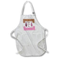 Apron - Image of Two Dress Ties Sit On Neapolitan Ice Cream Color With Text lens Art by Florene - Happy Fathers Day