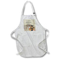 Apron - Image of Oriental Text With Asian Dad And Child At Home lens Art by Florene - Happy Fathers Day