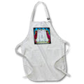 Apron - Vintage Magic Lantern Slide An Interval of 5 Minutes Early Cinema Magic Lantern Slides