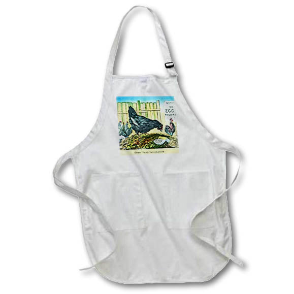 Apron - Farm Yard Indignation Birds Custard Powder Vintage Advertisement Magic Lantern Slides