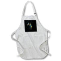 Apron - Magic Lantern Patriotic Americana Little Drummer Girl Fourth of July Magic Lantern Slides