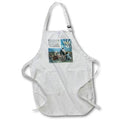 Apron - Magic Lantern Hark the Herald Angels Sing Vintage Christmas Story Magic Lantern Slides