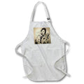 Apron - Magic Lantern Slide Japanese Geisha Musician Biwa Gagaku Magic Lantern Slides