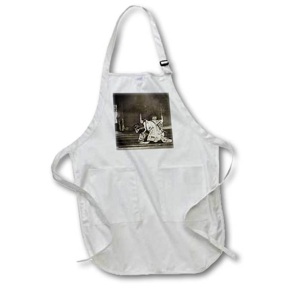 Apron - Magic Lantern Sayonara Geisha Goodbye Vintage Japanese Lady 1890s Magic Lantern Slides