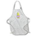 Apron - Cool and Simple Greetings for Fathers Day with a Text of Dads Number 1 Beer 3dRose-Fathers Day Greetings