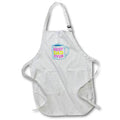 Apron - Simple Greetings for Fathers Day  with a Text of Best Dad Ever 3dRose-Fathers Day Greetings