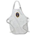 Apron - Simple Greetings for Fathers Day with a Text of Our Boss 3dRose-Fathers Day Greetings