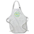 Apron - Simple Greetings for Fathers Day With A Text of Worlds Best Dad 3dRose-Fathers Day Greetings