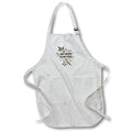 Apron - My Hope Is In You Bible Verse Flower Rosette - Bible Verse