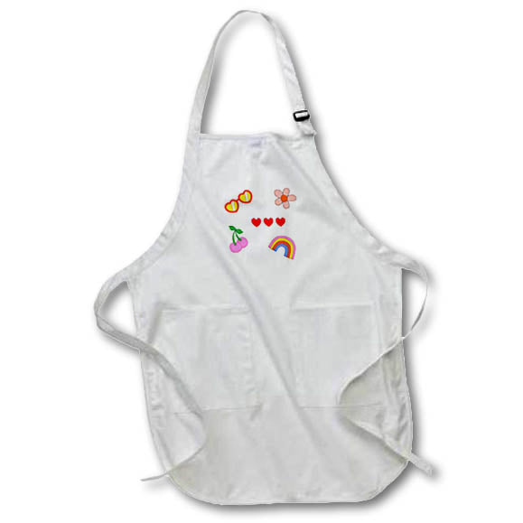 Apron - Colorful Hippie Design Rosette - Hippie Designs