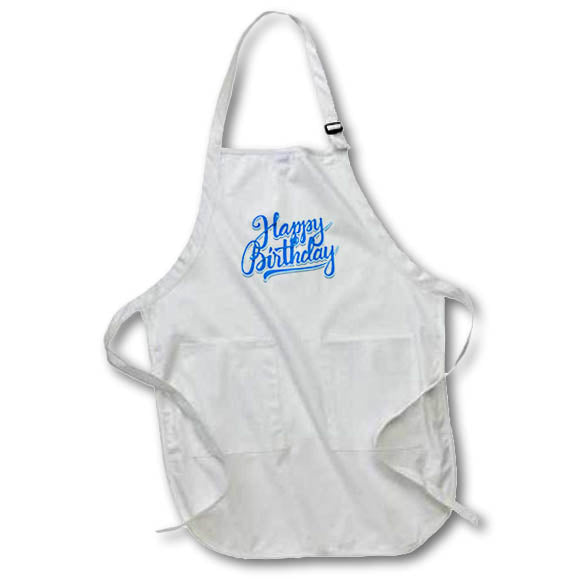 Apron - Happy Birthday Greeting Gift Rosette - Greetings