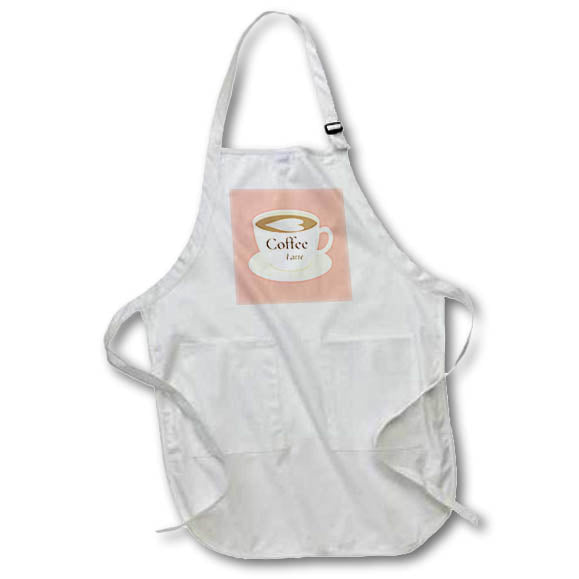 Apron - Image with a text coffee latte s Sayings Collection about COFFEE