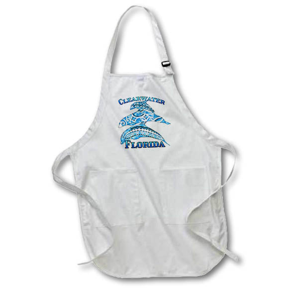 Apron - Tribal dolphins for your vacation to Clearwater Florida. Creative Studios Tribal Dolphins